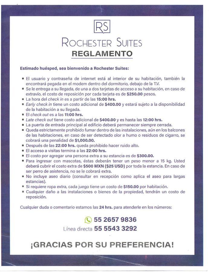 Rochester 10 墨西哥城 外观 照片